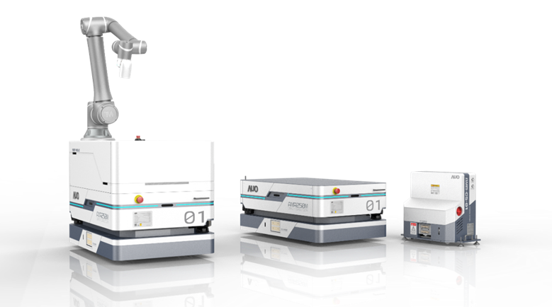 KU酷游數位開發的自主式移動機器人（AMR250M），搭配全向輪並結合AI演算法、2D LiDAR、3D攝影機等技術，協助客戶實現產線全自動化